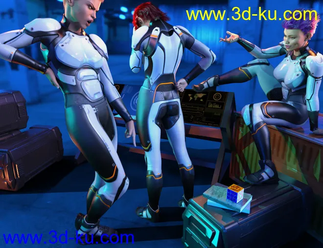 OMNI Suit for Genesis 8 and 8.1 Females模型的图片5