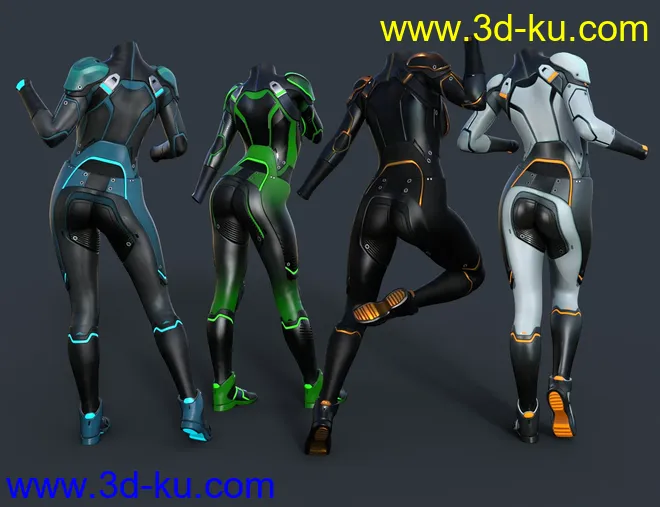 OMNI Suit for Genesis 8 and 8.1 Females模型的图片9