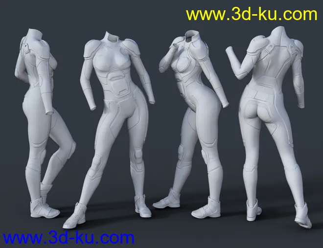 OMNI Suit for Genesis 8 and 8.1 Females模型的图片10