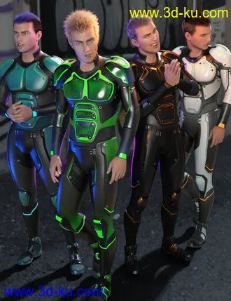 3D打印模型OMNI Suit for Genesis 8 and 8.1 Male的图片