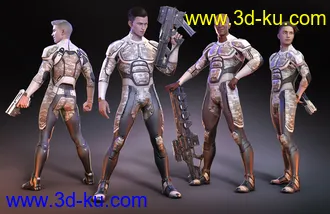 3D打印模型OMNI Suit for Genesis 8 and 8.1 Male Outfit Textures的图片