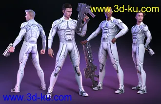 3D打印模型OMNI Suit for Genesis 8 and 8.1 Male Outfit Textures的图片