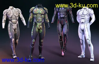 3D打印模型OMNI Suit for Genesis 8 and 8.1 Male Outfit Textures的图片