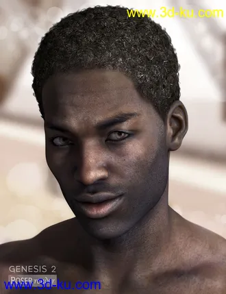 3D打印模型Omri Hair for Genesis 2 Male(s)的图片