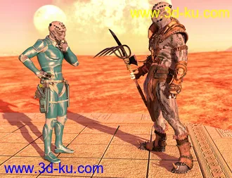 3D打印模型Oolong HD for Genesis 8 Male的图片