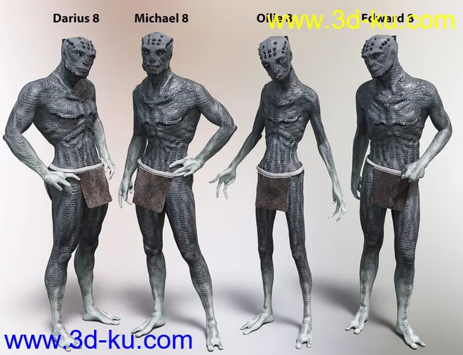 Oolong HD for Genesis 8 Male模型的图片11