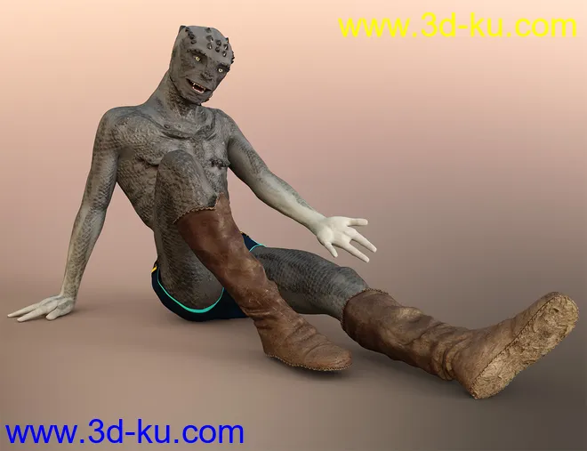 Oolong HD for Genesis 8 Male模型的图片15