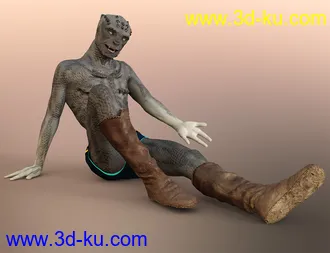 3D打印模型Oolong HD for Genesis 8 Male的图片