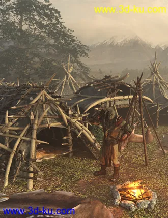 3D打印模型Orcish Camp 1的图片