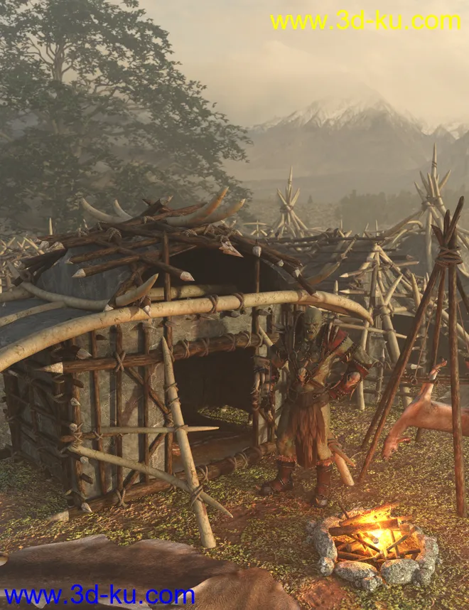 Orcish Camp 1模型的图片3