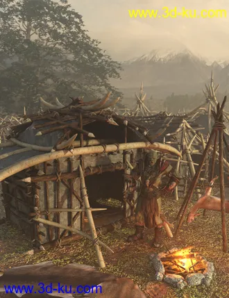3D打印模型Orcish Camp 1的图片