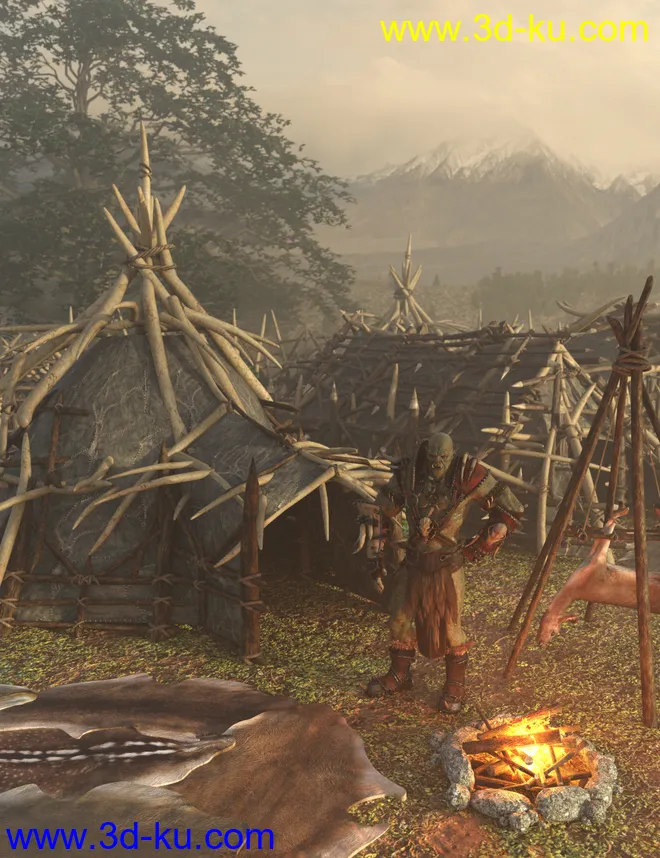 Orcish Camp 1模型的图片4