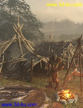 3D打印模型Orcish Camp 1的图片