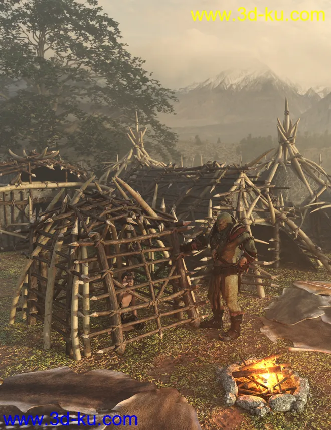 Orcish Camp 1模型的图片5
