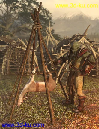 3D打印模型Orcish Camp 1的图片