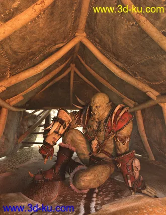 3D打印模型Orcish Camp 1的图片