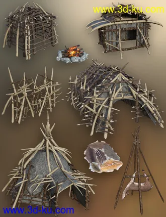 3D打印模型Orcish Camp 1的图片