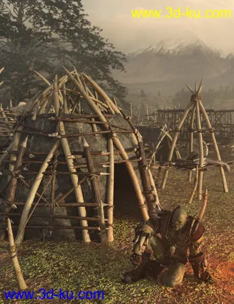 3D打印模型Orcish Camp 2的图片