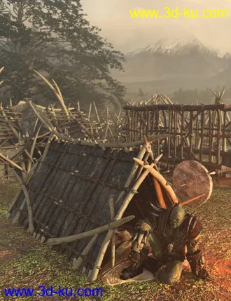 3D打印模型Orcish Camp 2的图片