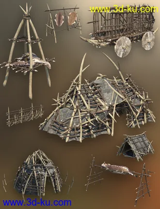 3D打印模型Orcish Camp 2的图片