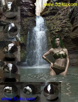 3D打印模型Orestes Iray HDRI Environments - Lost Grotto的图片