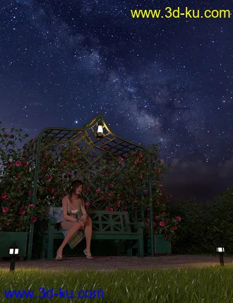 3D打印模型Orestes Iray HDRI Skydomes - A Night in August的图片