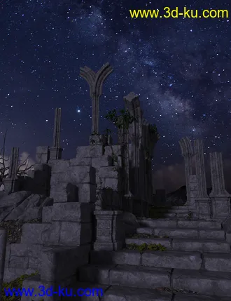 3D打印模型Orestes Iray HDRI Skydomes - A Night in August的图片