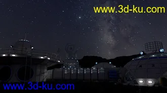 3D打印模型Orestes Iray HDRI Skydomes - Milky Way的图片