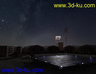 3D打印模型Orestes Iray HDRI Skydomes - Milky Way的图片
