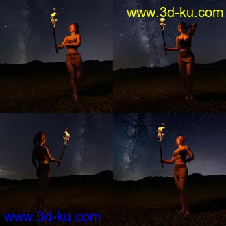 3D打印模型Orestes Iray HDRI Skydomes - Milky Way的图片