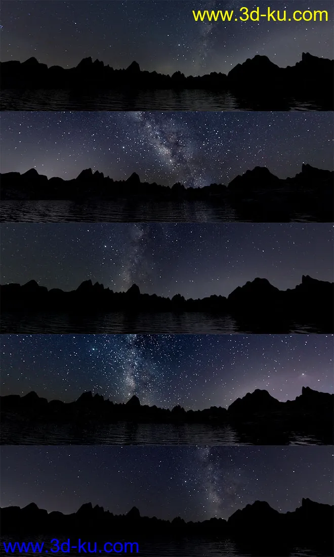 Orestes Iray HDRI Skydomes - Milky Way模型的图片8