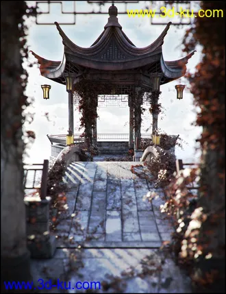 3D打印模型Oriental Tranquility Awakening Iray Addon的图片