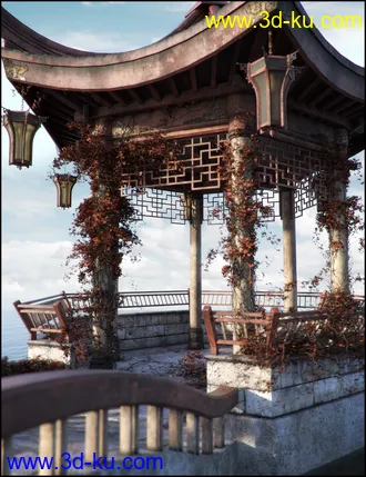 3D打印模型Oriental Tranquility Awakening Iray Addon的图片