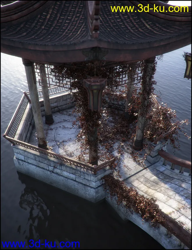 Oriental Tranquility Awakening Iray Addon模型的图片4