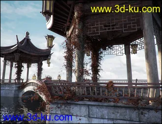 3D打印模型Oriental Tranquility Awakening Iray Addon的图片