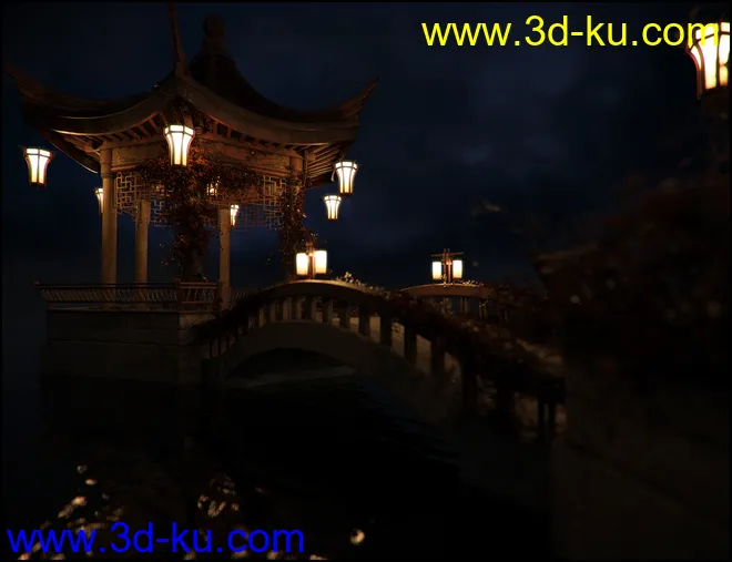 Oriental Tranquility Awakening Iray Addon模型的图片6