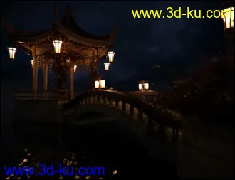 3D打印模型Oriental Tranquility Awakening Iray Addon的图片