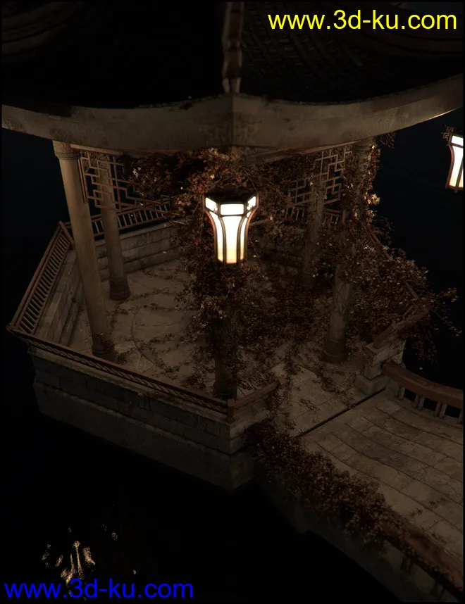 Oriental Tranquility Awakening Iray Addon模型的图片9