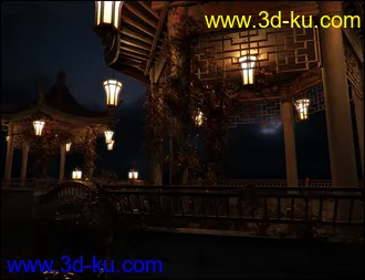 3D打印模型Oriental Tranquility Awakening Iray Addon的图片