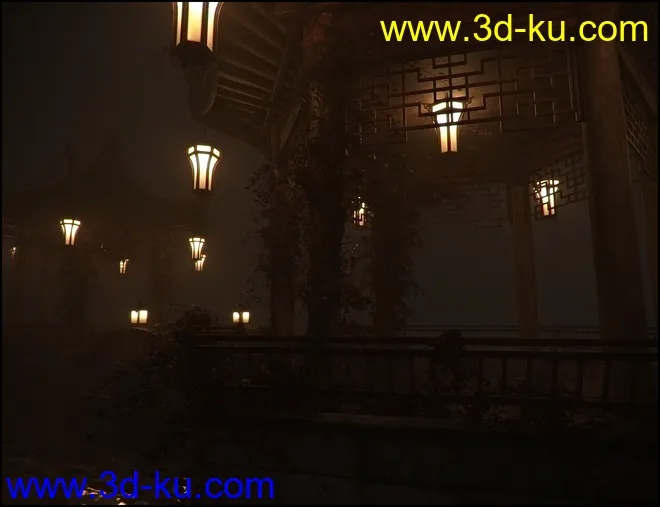 Oriental Tranquility Awakening Iray Addon模型的图片12