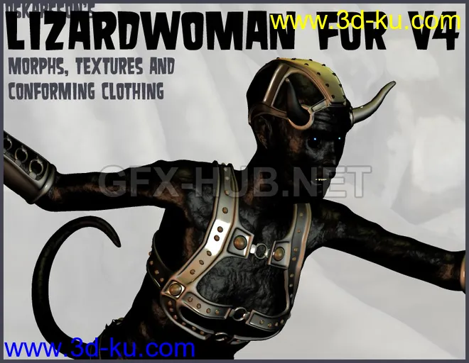 Oskarsson's LizardWomanV4模型的图片1