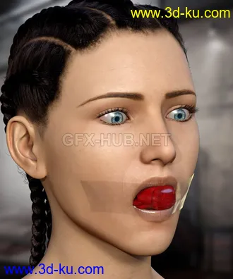 3D打印模型Panty Gag For Genesis 8 Female的图片