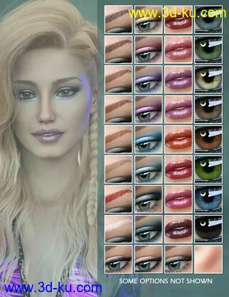 3D打印模型Paris HD for Genesis 8 Female的图片