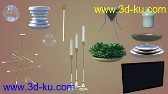 3D打印模型Paris Living Room的图片