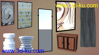 3D打印模型Paris Living Room的图片