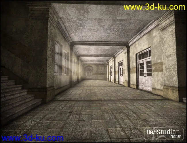 Parkside High Lobby模型的图片2