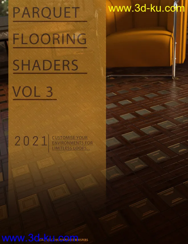 Parquet Flooring Shaders Vol 3模型的图片1