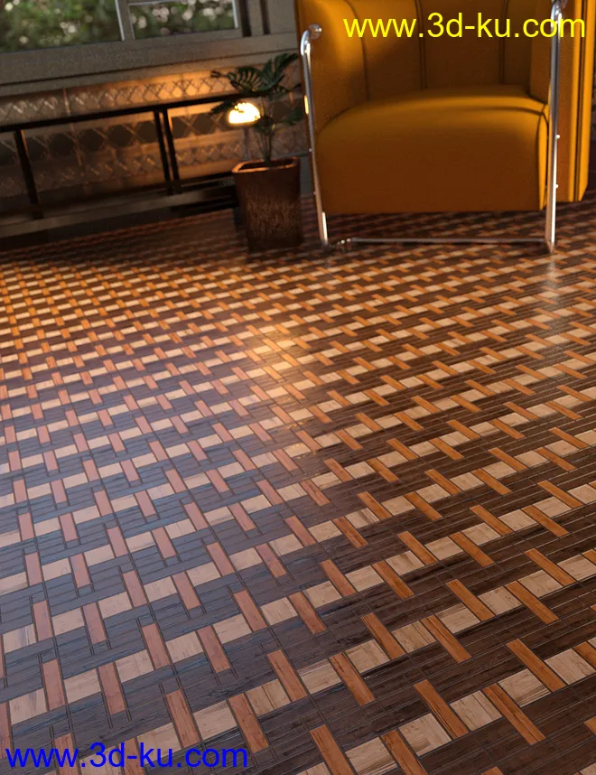 Parquet Flooring Shaders Vol 3模型的图片2