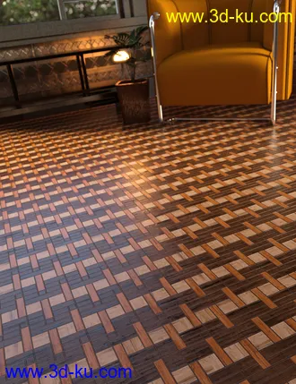 3D打印模型Parquet Flooring Shaders Vol 3的图片