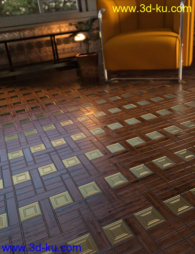 Parquet Flooring Shaders Vol 3模型的图片6